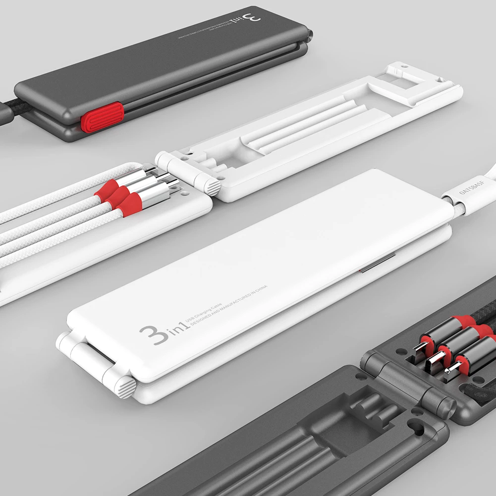 OATSBASF 3 в 1 USB кабель Тип C для iPhone 11 12 Pro Max Xiaomi Realme Samsung Micro Lightning Кабель зарядное