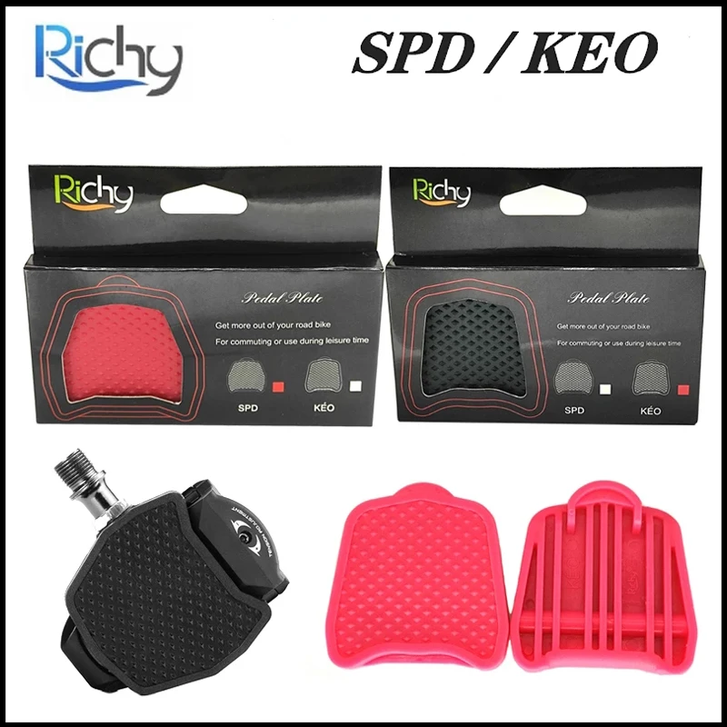 

Richy Road Bike Pedales Bicicleta Accessories 2022 Hot Sale Bicycle Pedal Clip Spd/Keo Pedals Cycling SPD and LOOK KEO Systems