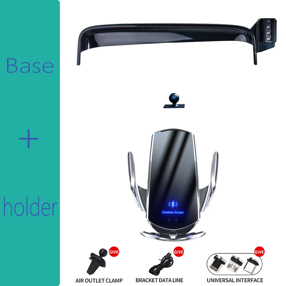 

Автомобильный держатель телефона для Mercedes-Benz E Class W214 2024, мультимедийный дисплей, фиксированный кронштейн, крепление для телефона, подставка для быстрой беспроводной зарядки