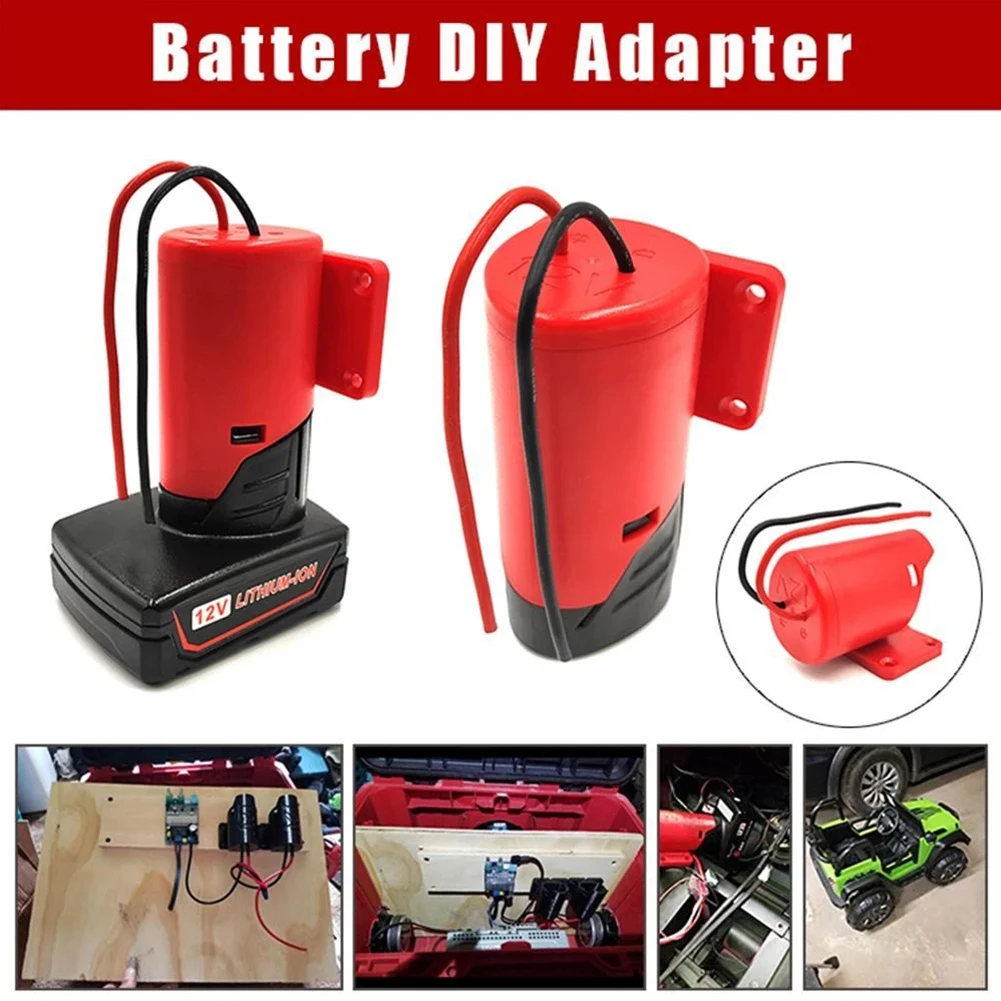 

Battery Adapter For 10.8-12V M12 Dock Power Connector 12 Gauge Robotic Battery Tools MWQ-12V