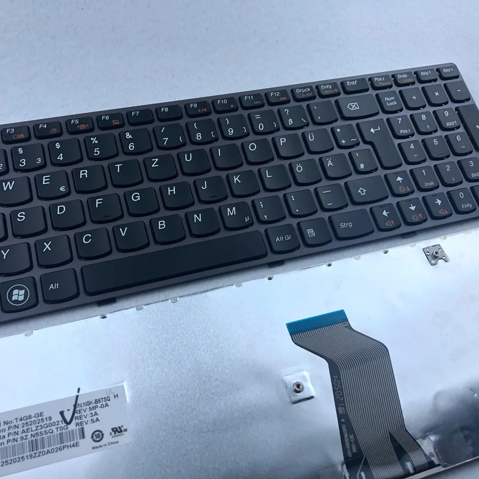 Gremany Laptop Keyboard For Lenovo B580 B585 G580 G580A G585 G590 G770 G780 G790 V580 Z580 Z580A Z585 Z585A GR Layout | Компьютеры и