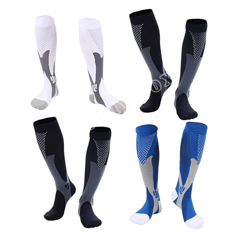 

Cycling Compression Stockings Flying Pregnancy Swelling Sports Socks Men And Women Hiking Running Socks 20-30 MmHg Stockings