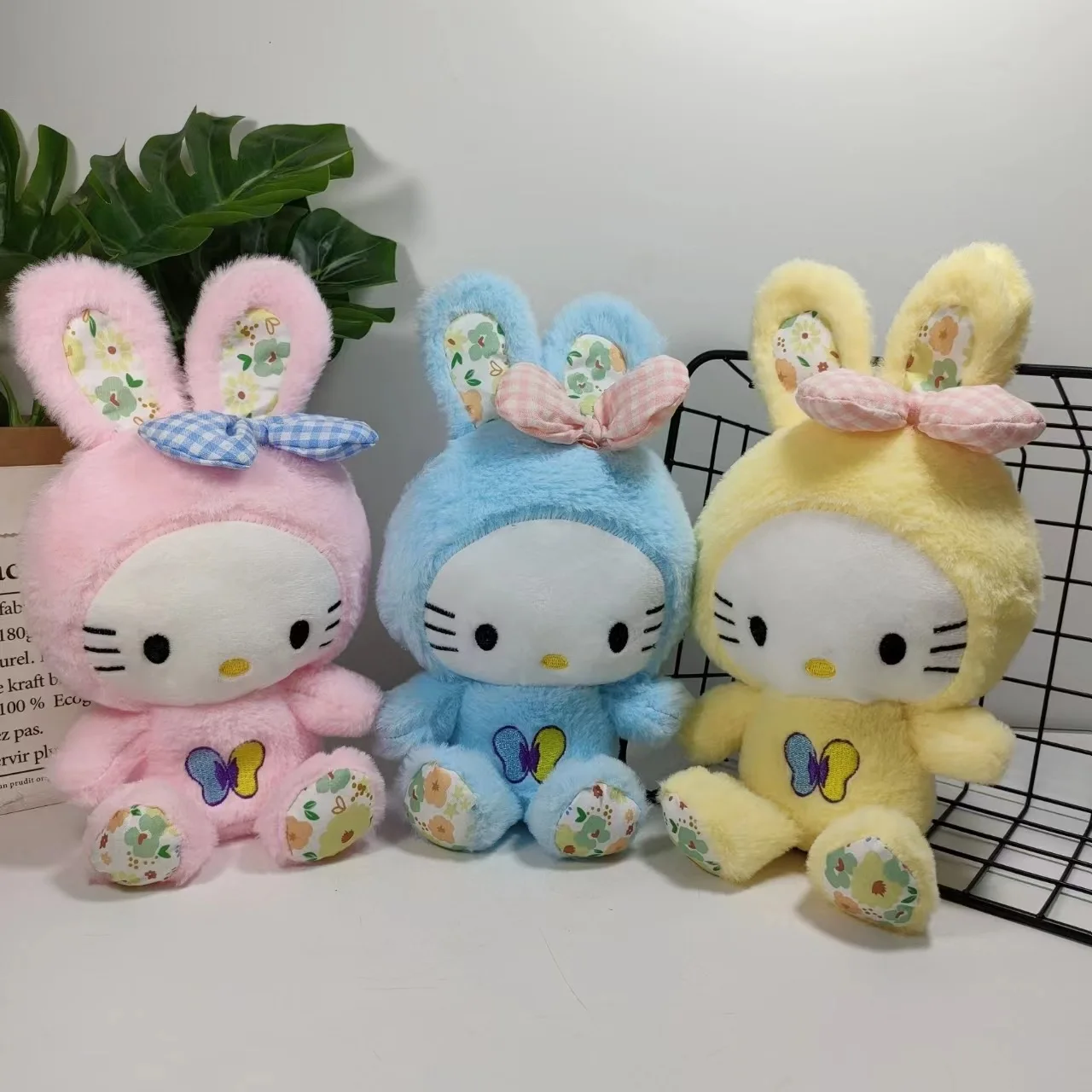 

Hot Hello Kitty Cat Plush Toy Hellokitty Kawaii Rabbit Doll Birthday Gift for Girls Christmas Present