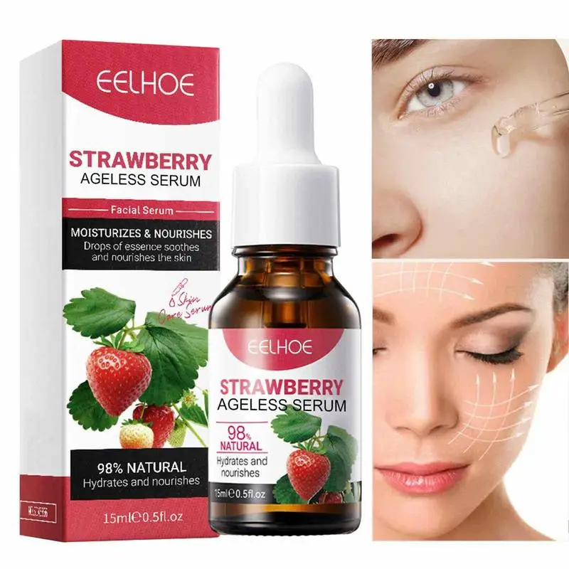 

Жидкая эссенция клубники Rejuvitalis, Антивозрастная эссенция, увлажняющая и восстанавливающая кожу лица для женщин и девушек, подарки на день р...