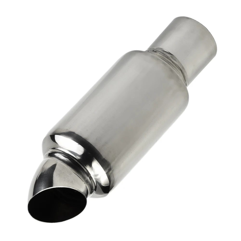 

Tuning Exhaust Muffle Pipe Decoration 51mm Stainless Steel Polished 1Pc Replacement Downpipe Accessories Parts