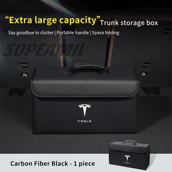 

Для Tesla Model 3 Model Y Model S Model X Roadster Автомобильный багажник Организация и ящик для хранения Автомобильный интерьер Кожаные аксессуары