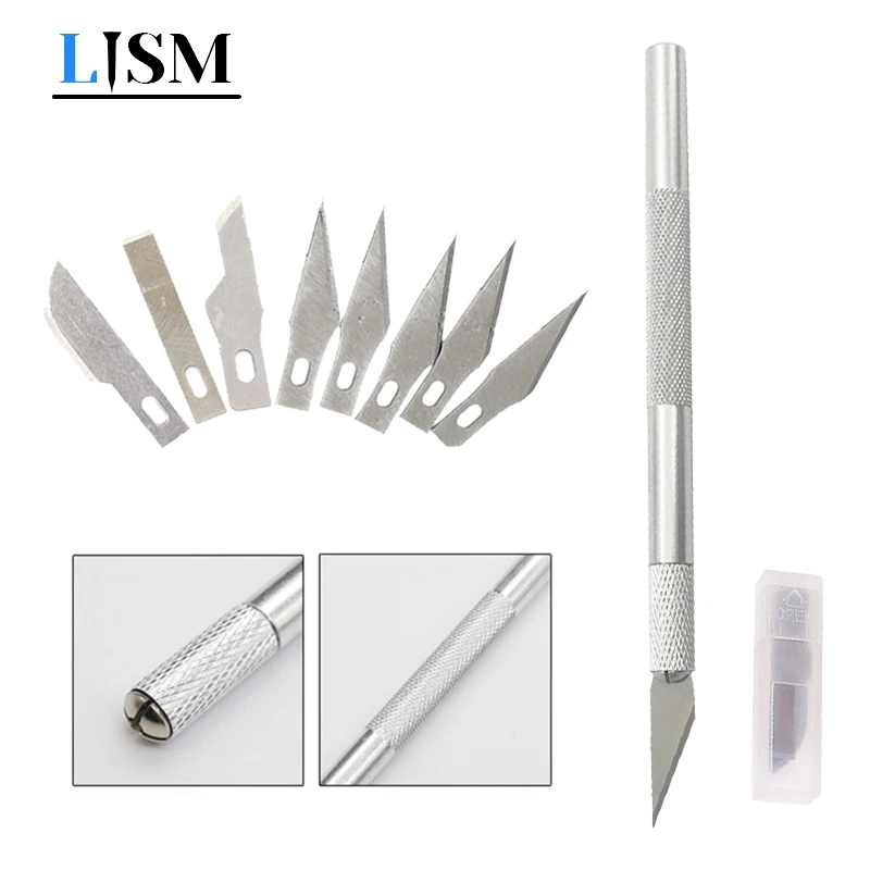 8 шт. набор металлических ножей для гравировки скульптуры |