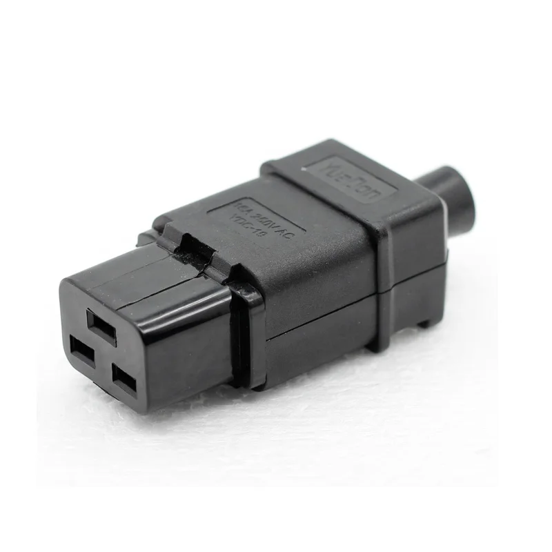 

IEC 320 C19 C20 Male Female Plug Power Cable Extension Panel Power Inlet Sockets Connectors AC 250V 16A