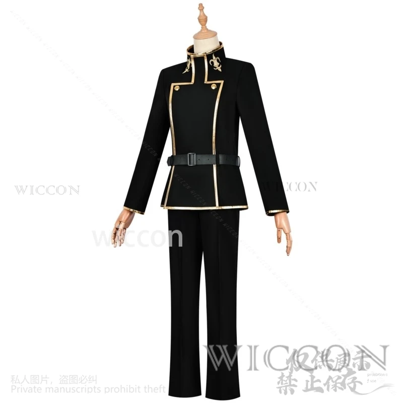 Аниме Codee Geasss Косплей Лелуш Лемерже Костюм DK Школьная форма Парики для Хэллоуина