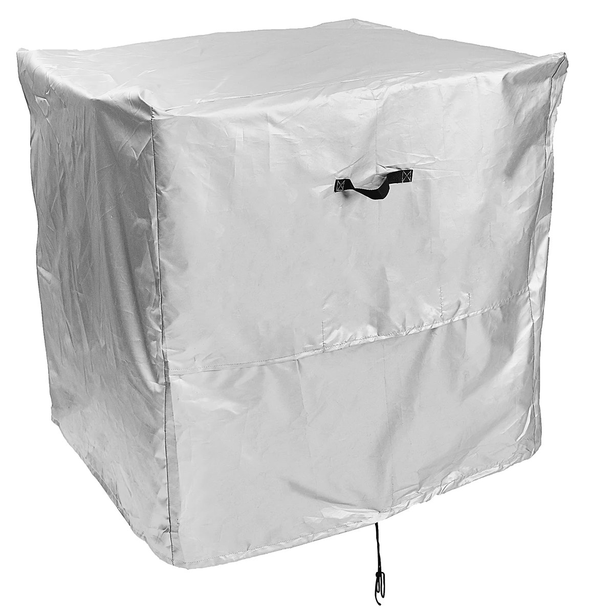 

Серебристый водонепроницаемый чехол для мебели 210D с двумя боковыми ручками + дышащее окно из Оксфордской ткани для улицы