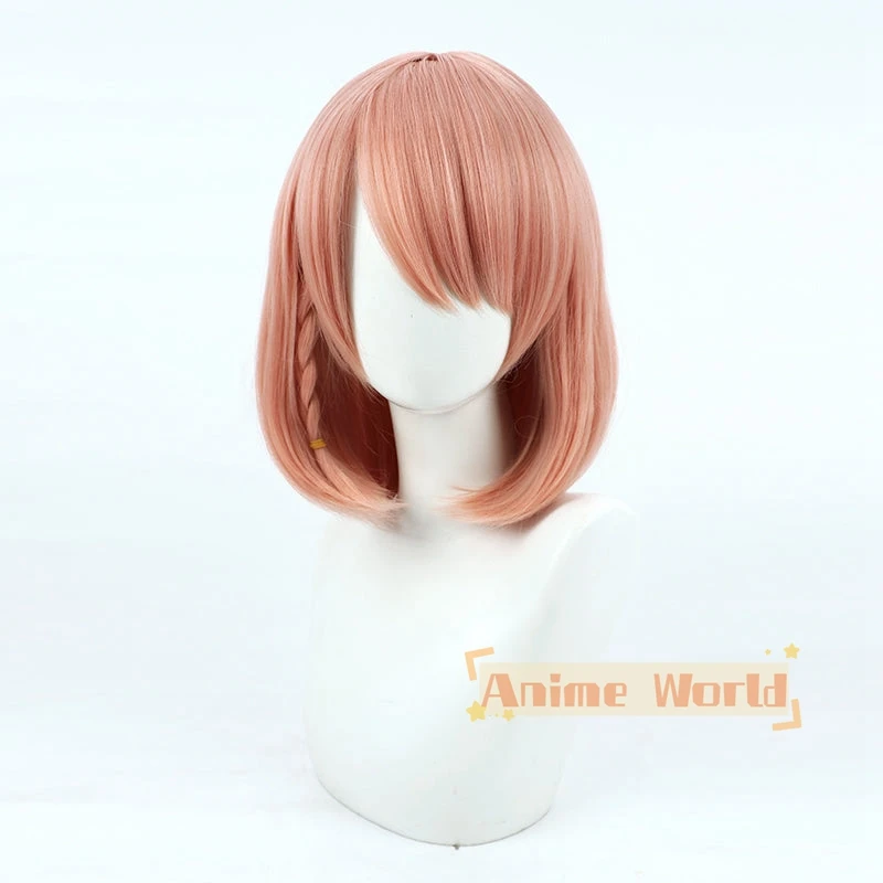 Парик из синтетических волос для косплея ляпис с эмблемой огня