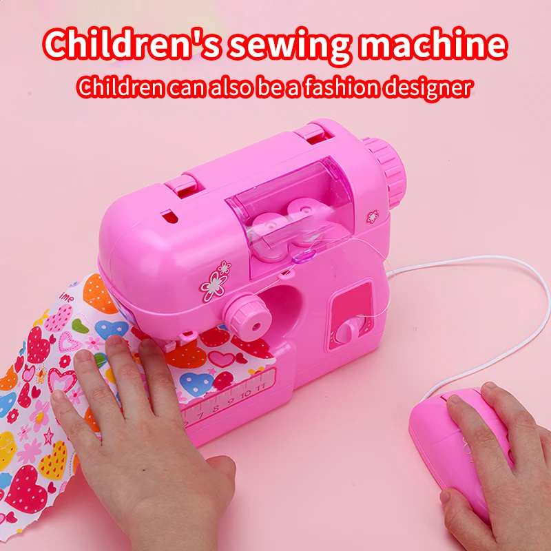 

Имитационная швейная машина, портативные электрические швейные машины, обучающая игрушка, швейные игрушки для детей