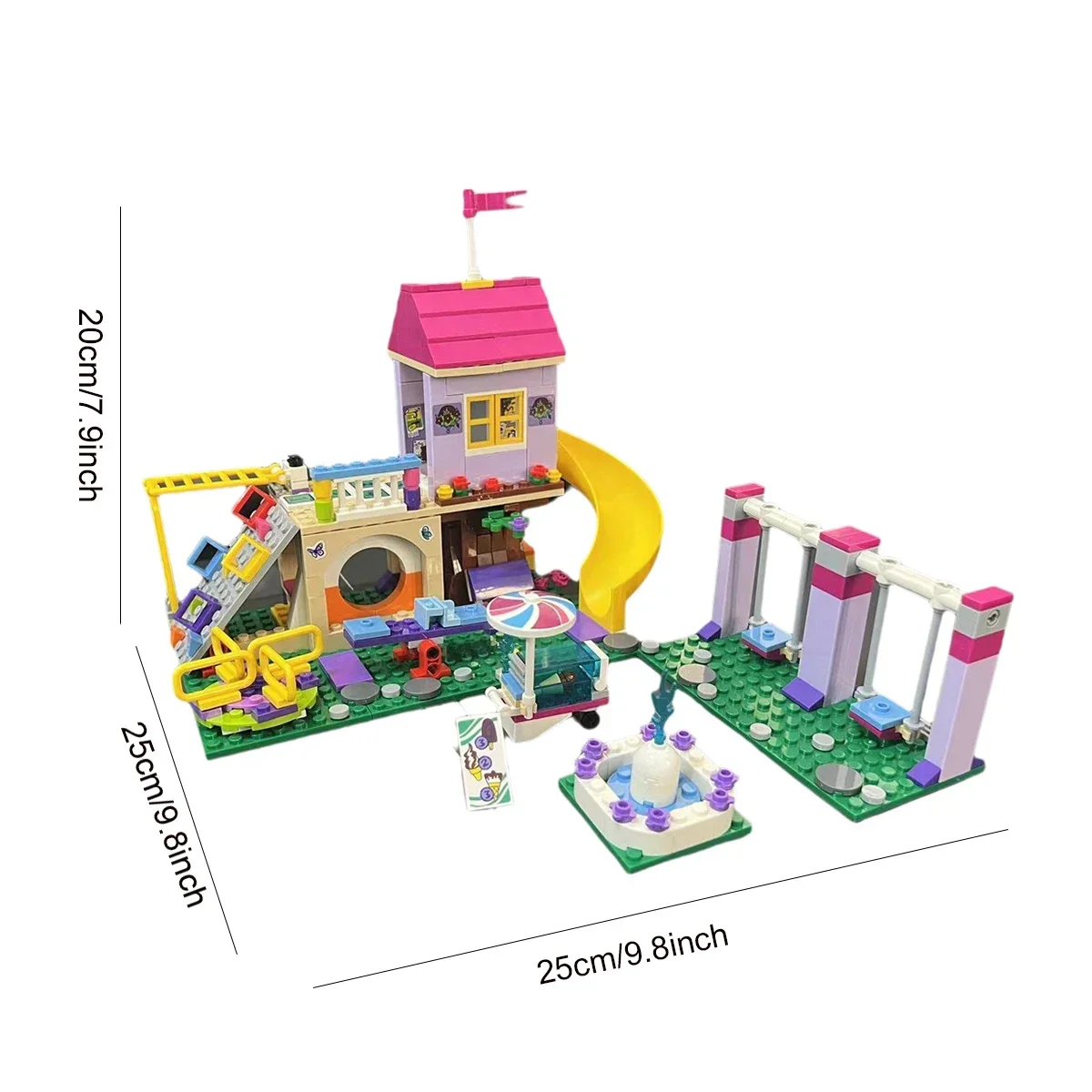 332 шт. друзья 41325 детская площадка Heartlake City строительные блоки кирпичи