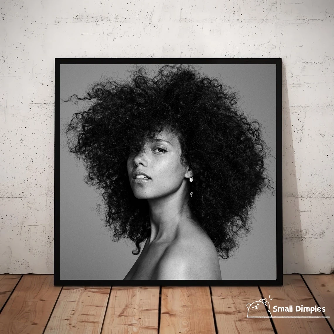 

Here Alicia Keys Music Album Cover Poster Canvas Art Print Home Decoration Wall Painting (No Frame)