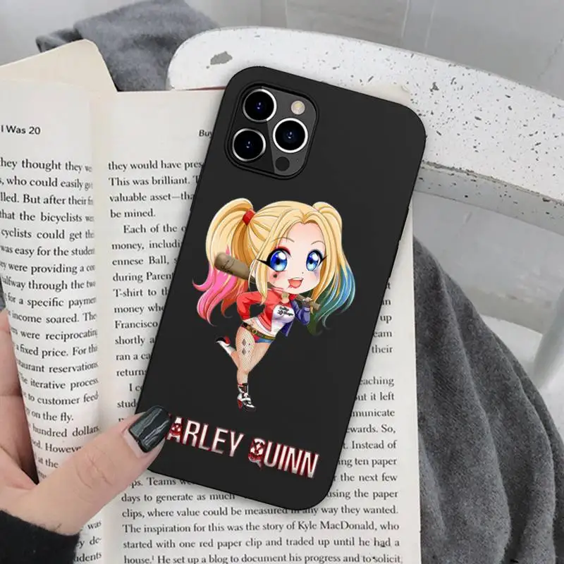 Clown Girl Joker Harley Quinn Phone Case Silicone Soft for iphone 13 12 11 Pro Mini XS MAX 8 7 Plus X 2020 XR cover images - 6