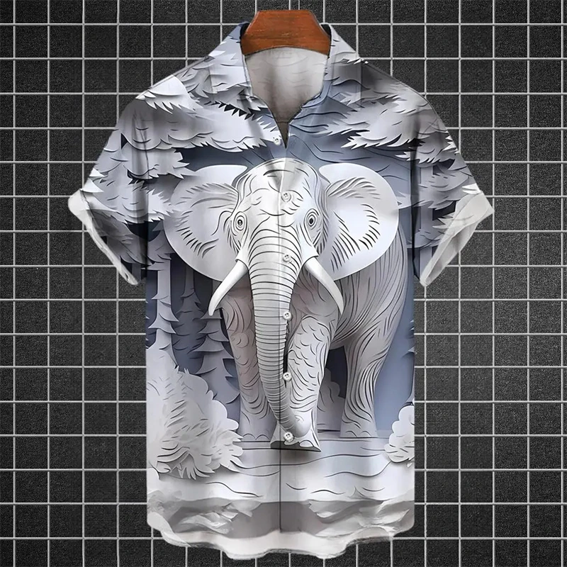 Рубашки унисекс с принтом &quotгигантский Нил&quot &quotБог Шива&quot одежда для мужчин