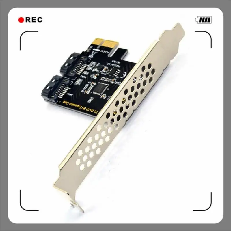 

Mini 6g Adapter Hard Disk Expansion Desktop 6.0 Gbps Pci-e To Sata3.0 Expansion Card Convenient Portable High-speed Lightweight