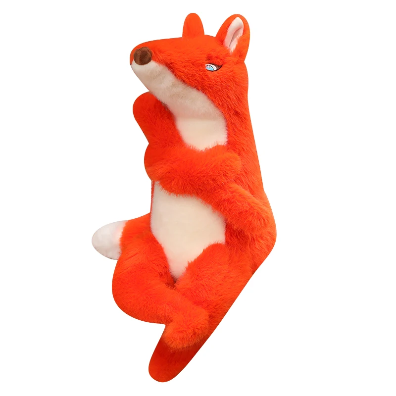 Мультяшные животные плюшевые игрушки зеленые динозавры оранжевые лисы Черные