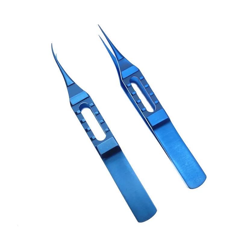 

Титановый офтальмологический пинцет с двойной резьбой, хирургический инструмент, стоматологические щипцы, хирургический инструмент для глаз