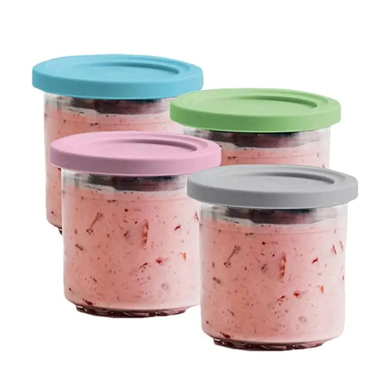 

Ice Cream Containers Reusable Ice Cream Container Freezer Storage Kitchen Accessories Dinning Tool Container Holder For Homemade
