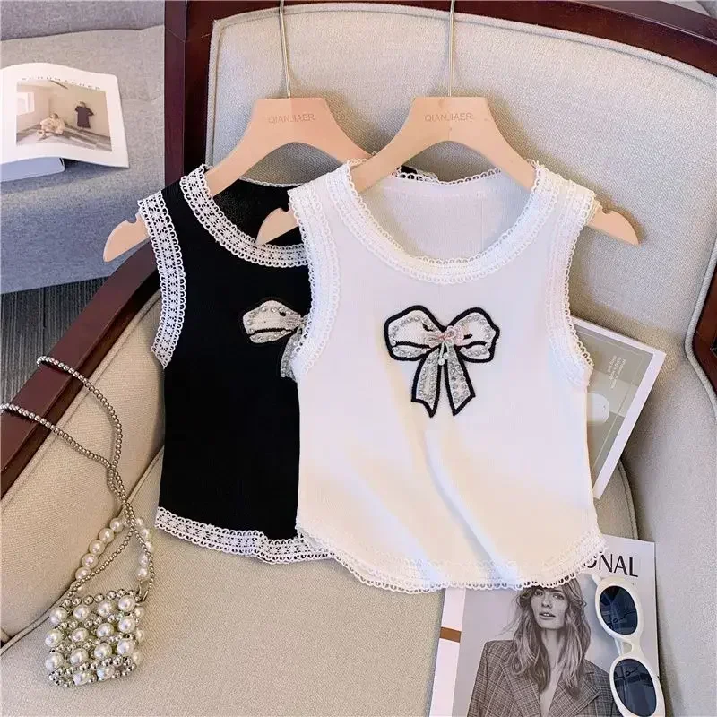 Новый блестящий дизайнерский жилет с вышитым бантом для тяжелой промышленности