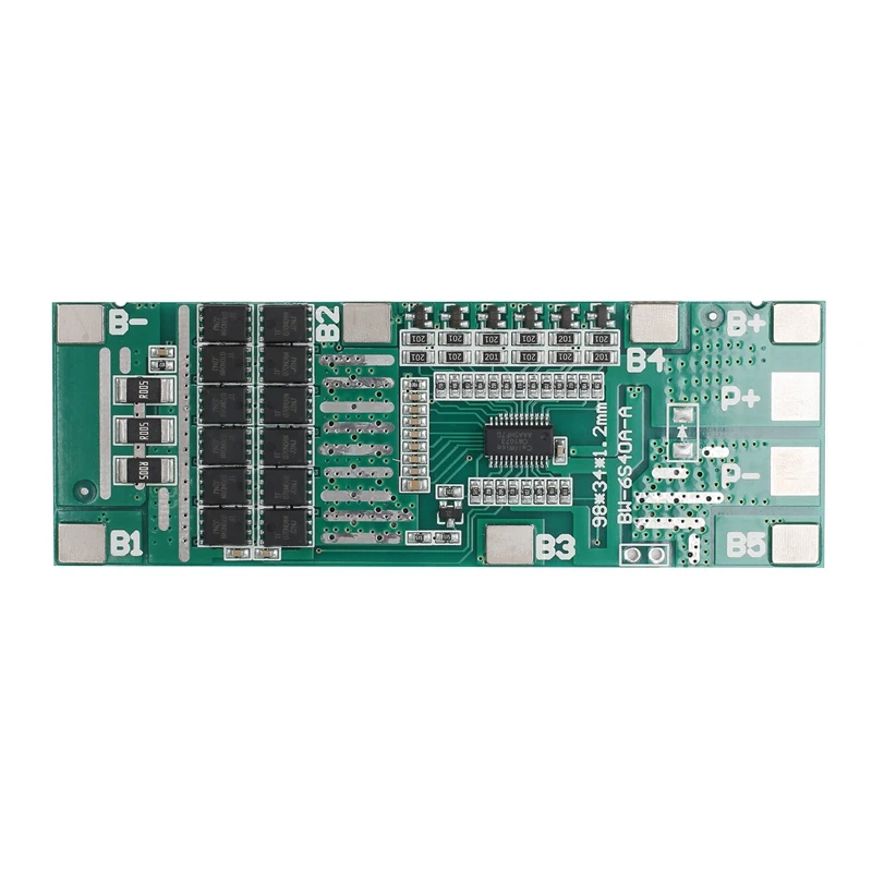 Литий-ионный аккумулятор 24 В, 6S, 40 А, 18650, Proetect плата, солнечное освещение, Bms Pcb с балансировкой, батарея для электровелосипеда, скутера