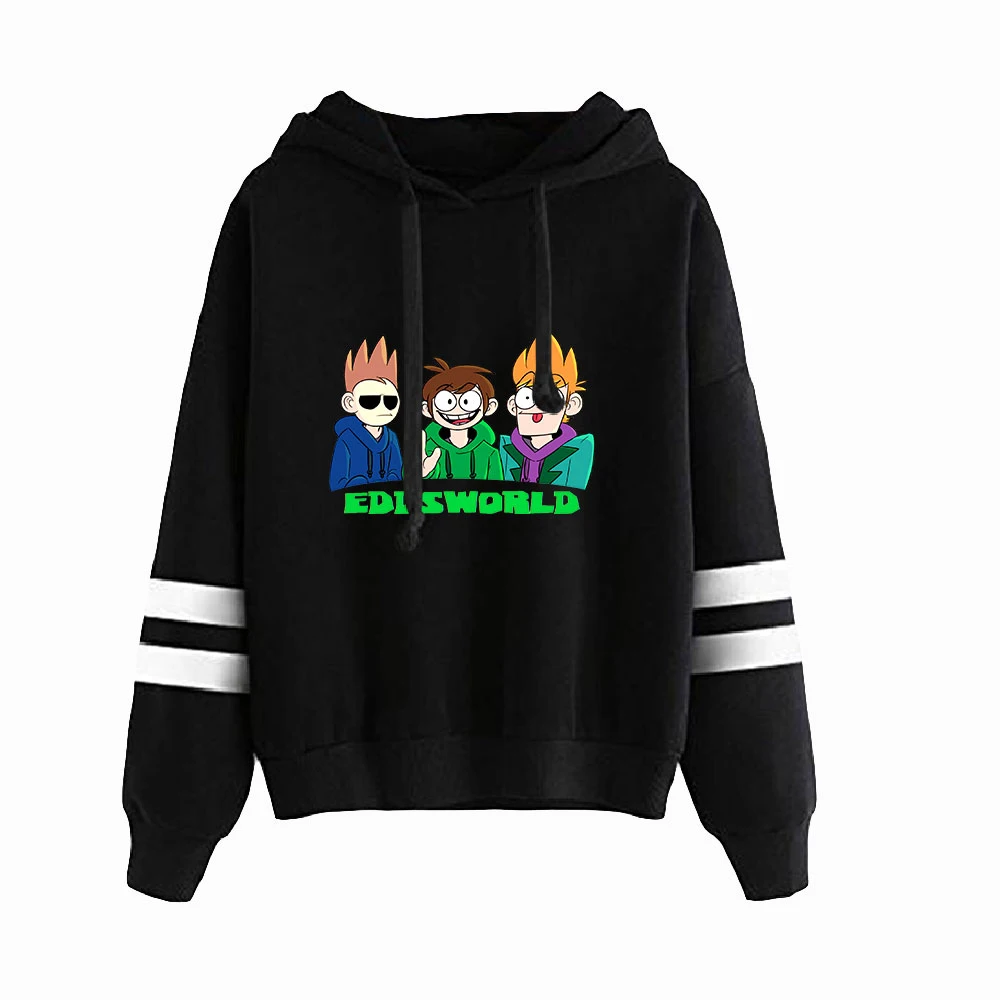 

2022 New Eddsworld Printed Hoodies Women/Men Long Sleeve Boxy Hooded Sweatshirts Unisex Casual Streetwear Clothes