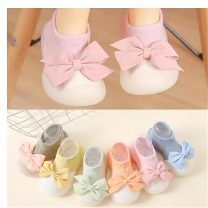 

Baby Socks Shoes Infant Cute Cartoon Kids Boy Shoes Soft Rubber Sole Child Floor Sneaker BeBe Booties Toddler Girls First Walker