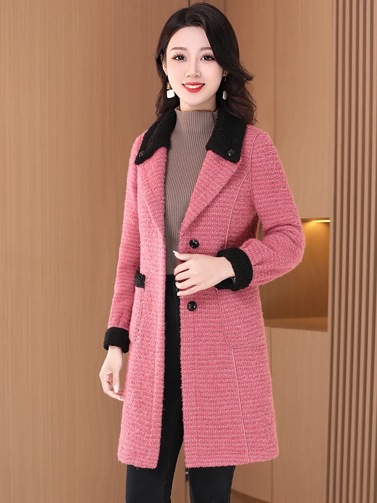 Jiaxing двусторонний дафлкот верхняя одежда женская новая популярная элитная