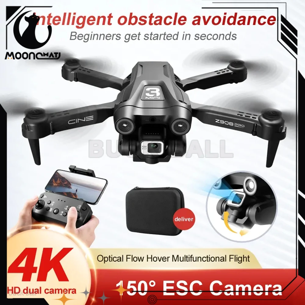 

Z908Pro Drone Rc Plane 4k 5G Professional HD Aerial Photography Remote Control Aircraft Obstacle Avoidance 360° Rotation Gifts