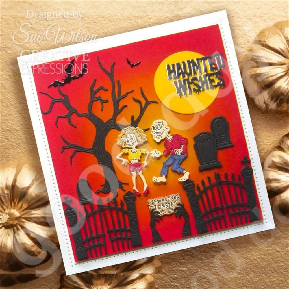 Металлические Вырубные штампы и в виде тыквы зомби на Хэллоуин для невесты