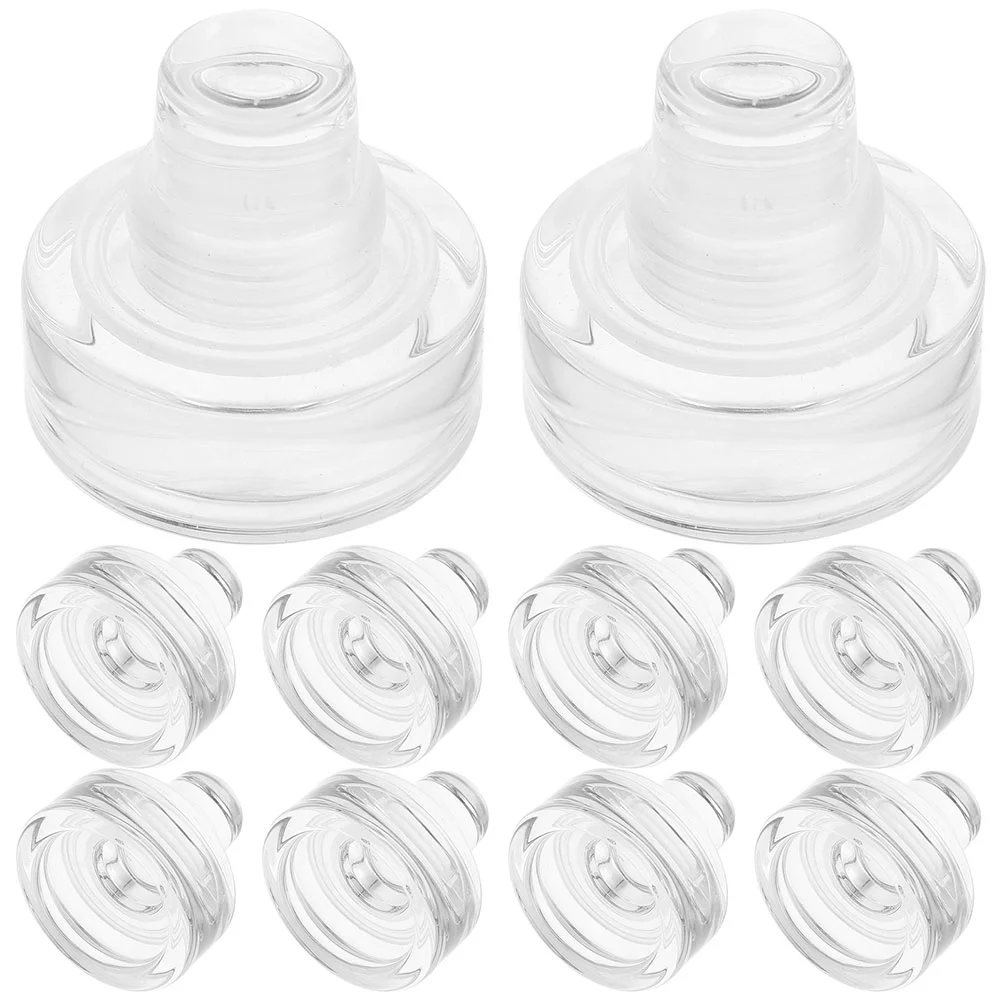 10 шт. пробковые пробки винтовая крышка для поделок уплотнительная заглушка из