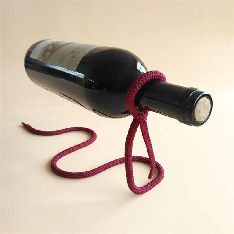 

Креативная подвесная веревка, Винная стойка, подставка для вина, держатель с зажимом, подвеска для шампанского, виски, маленькие украшения