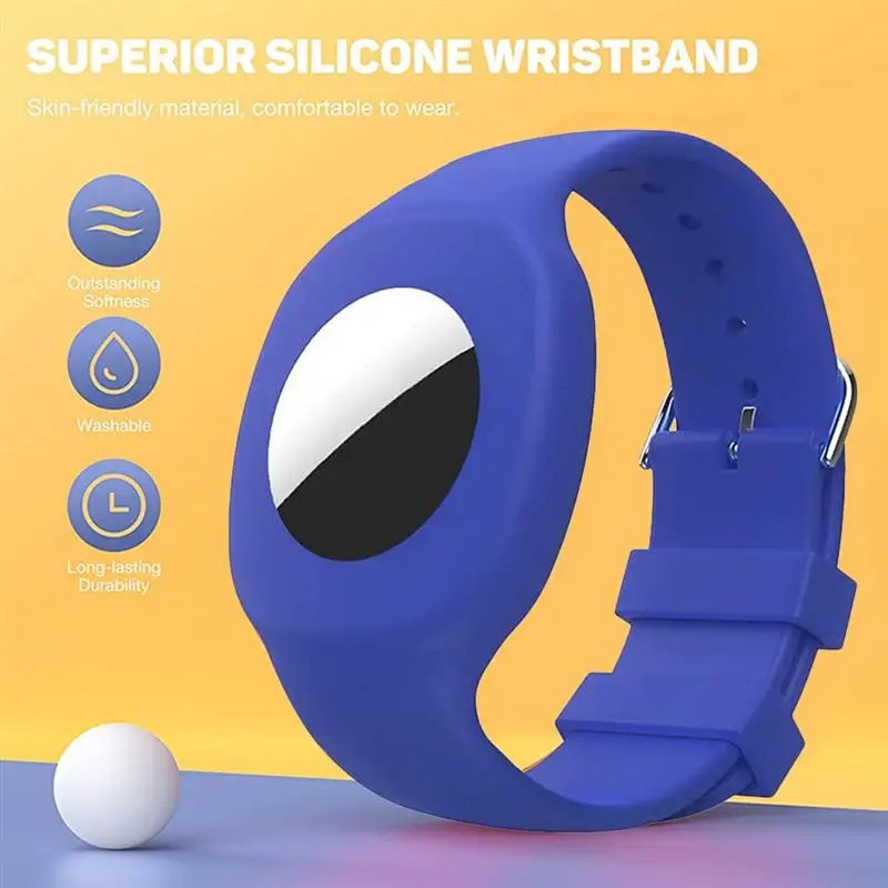 

Silicone Locator Watch Case Compatible for AirTag Tracking Locator Watch Band