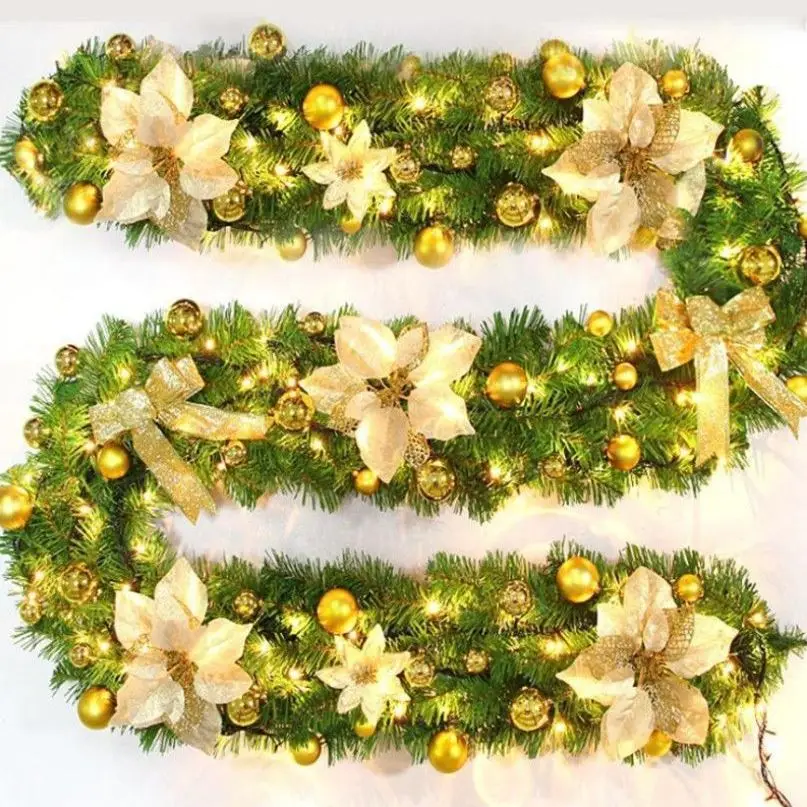 

2,7 м фотообои, Рождественский венок из ротанга, роскошное Рождественское украшение из ротанга с фотоэлементами, Рождественская декорация для дома