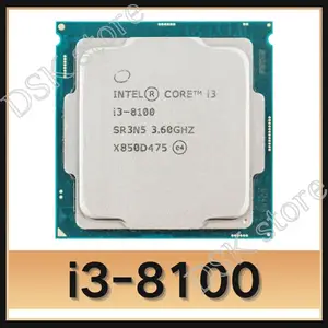 i3-8100 i3 8100 3.6GHz Quad-Core Quad-Thread CPU Processor 6M 85W