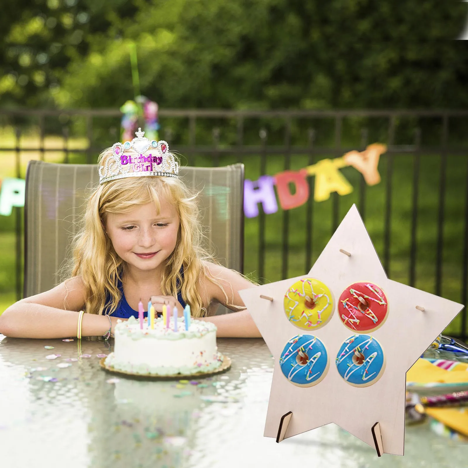 Настенная подставка для пончиков корзины хлеба сладкого пончика десертов дня