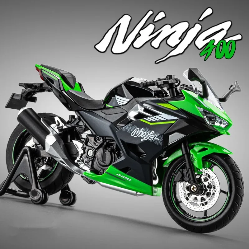 1/12 Kawasakis Ninja 400 гоночная модель мотоцикла для пересеченной местности