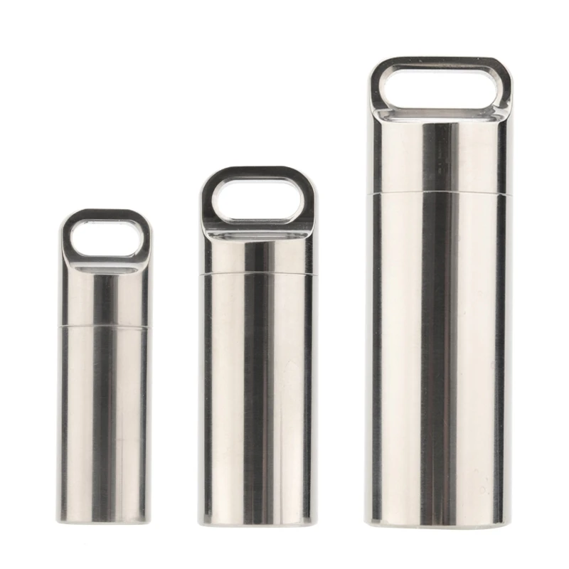 

Waterproof Medicine Bottle Mini for Pill Organizer Metal for Pill Bottle Medicin
