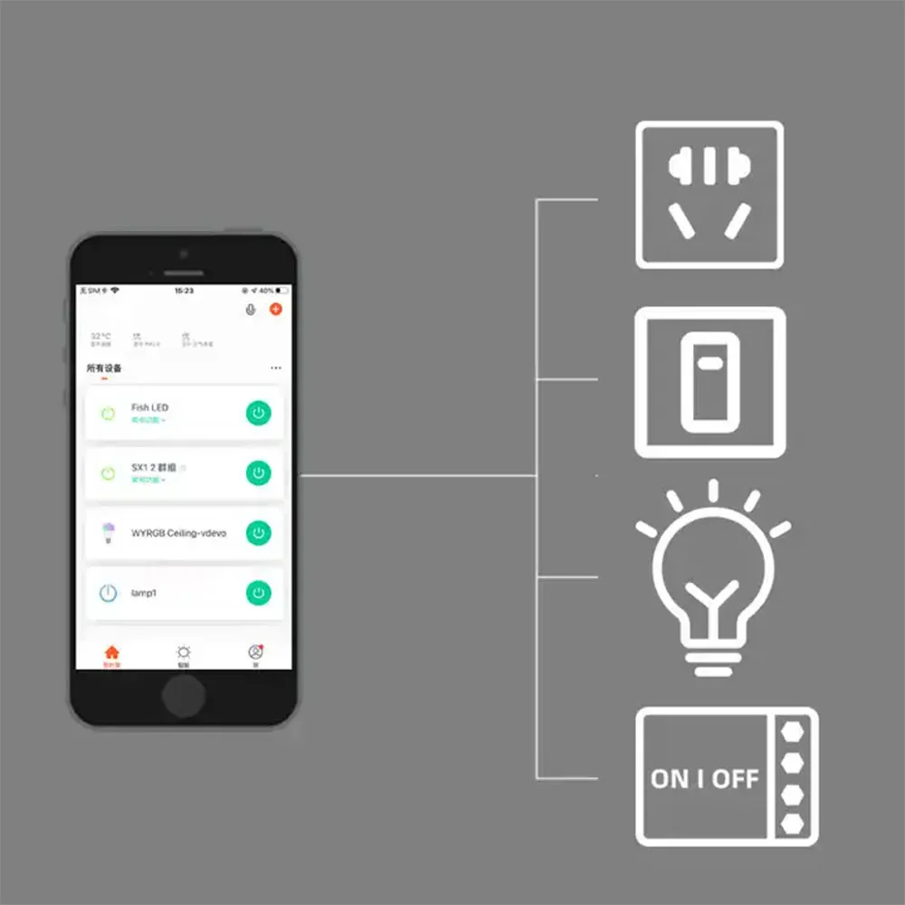 Умный переключатель Tuya WIFIZIGBEE 30A 6600 Вт, релейный модуль Smart Life, беспроводной выключатель с дистанционным управлением, работа с Alexa (art.: 3920ce2c5658d) - 3920ce2c5658d