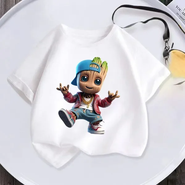 Детская футбольная рубашка из полиэстера с короткими рукавами и милым