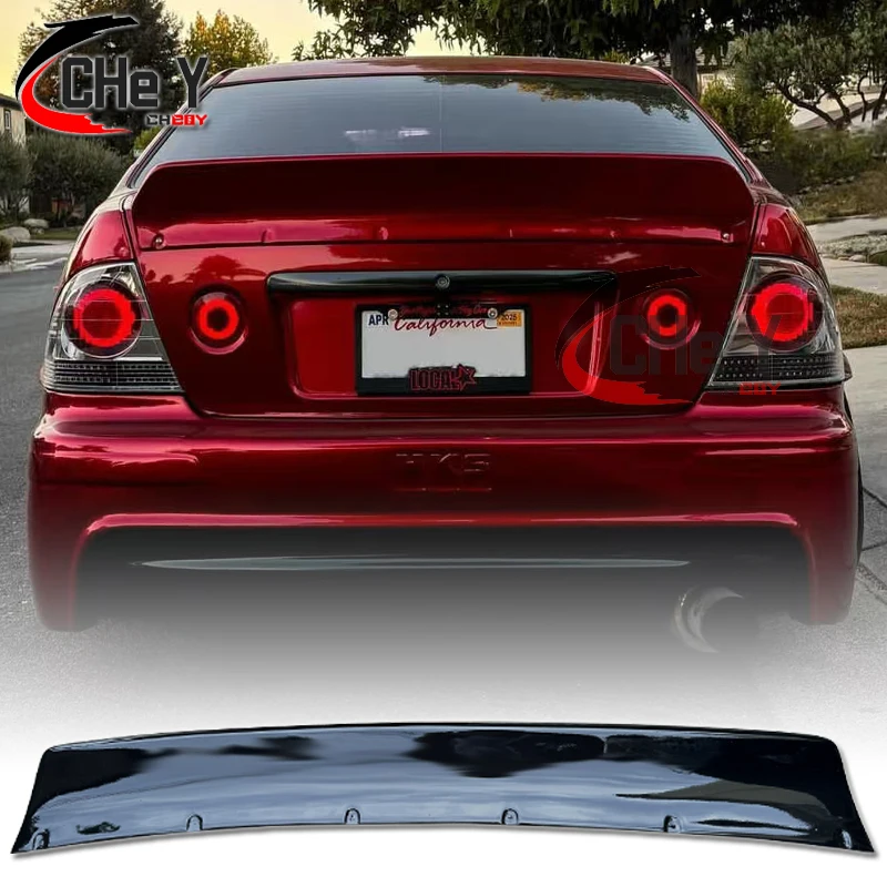 Задний спойлер из натурального углеродного волокна для 1998 1999 2000 2001 Lexus IS200 Altezza zero