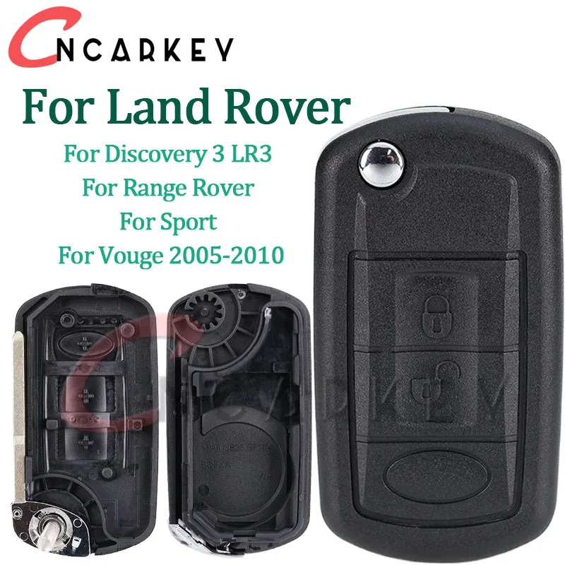 

3-кнопочный Откидной Брелок Для Автомобильного Дистанционного Ключа Land Rover Discovery 3 LR3 Range Rover Спортивный Дизайн ...