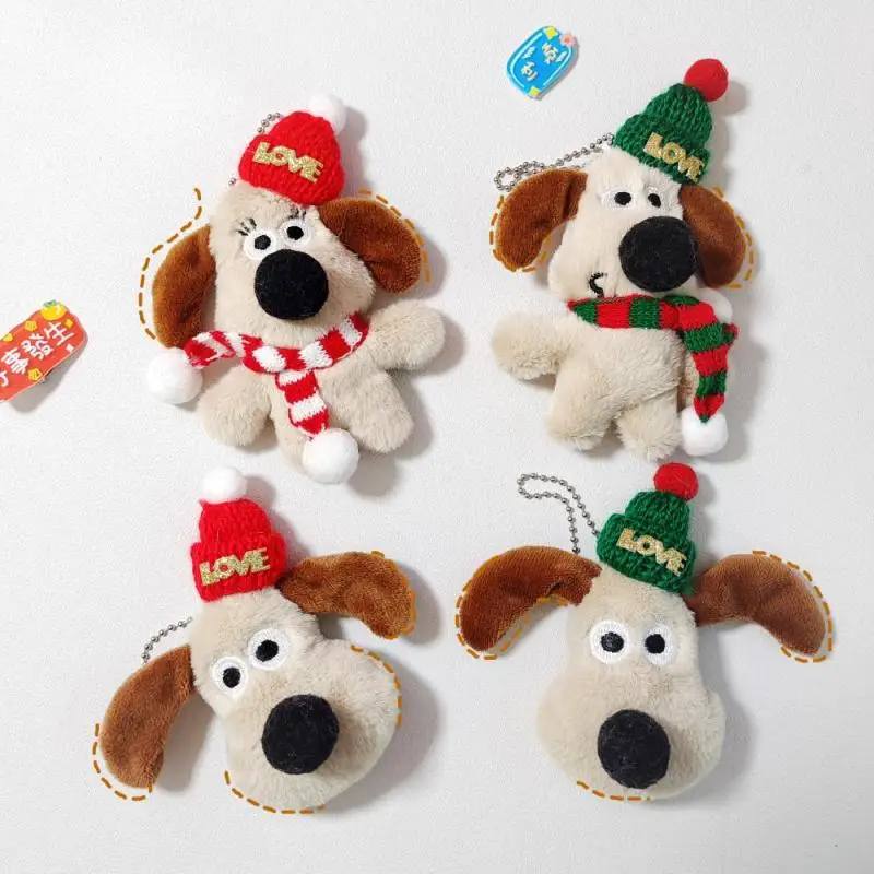 Новые кольцевые брелоки Kawali с люверсами Мультяшные рождественские украшения для