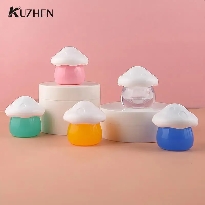 

1PC Colorful 10g Simulated Mushroom Shape Jar Lip Glaze Case Face Cream Refillable Bottle Cosmetic Dispenser Bottle