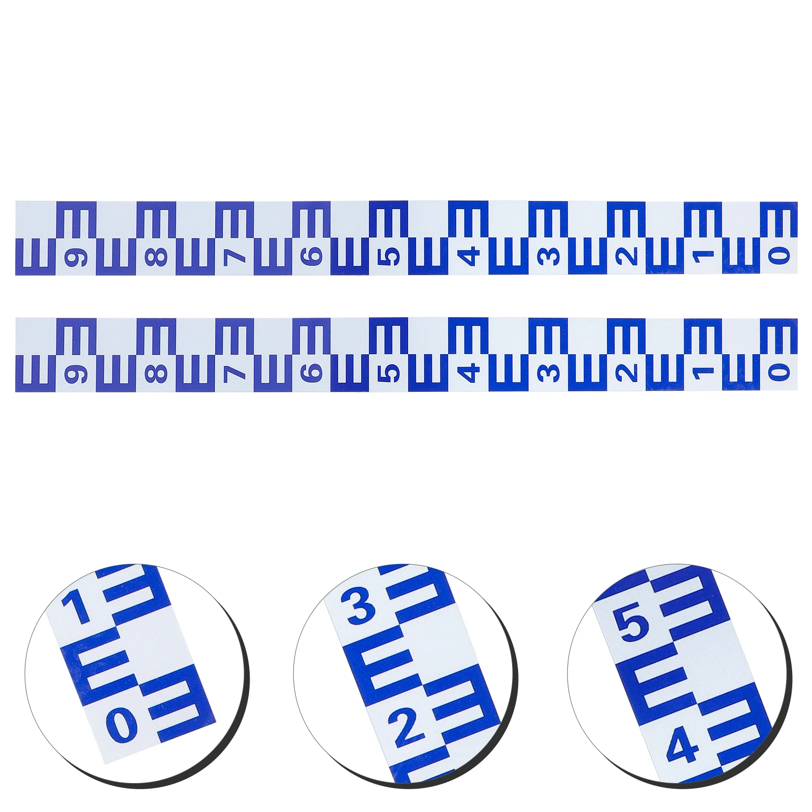 2 шт. водонепроницаемые самоклеящиеся приборы для измерения уровня воды в