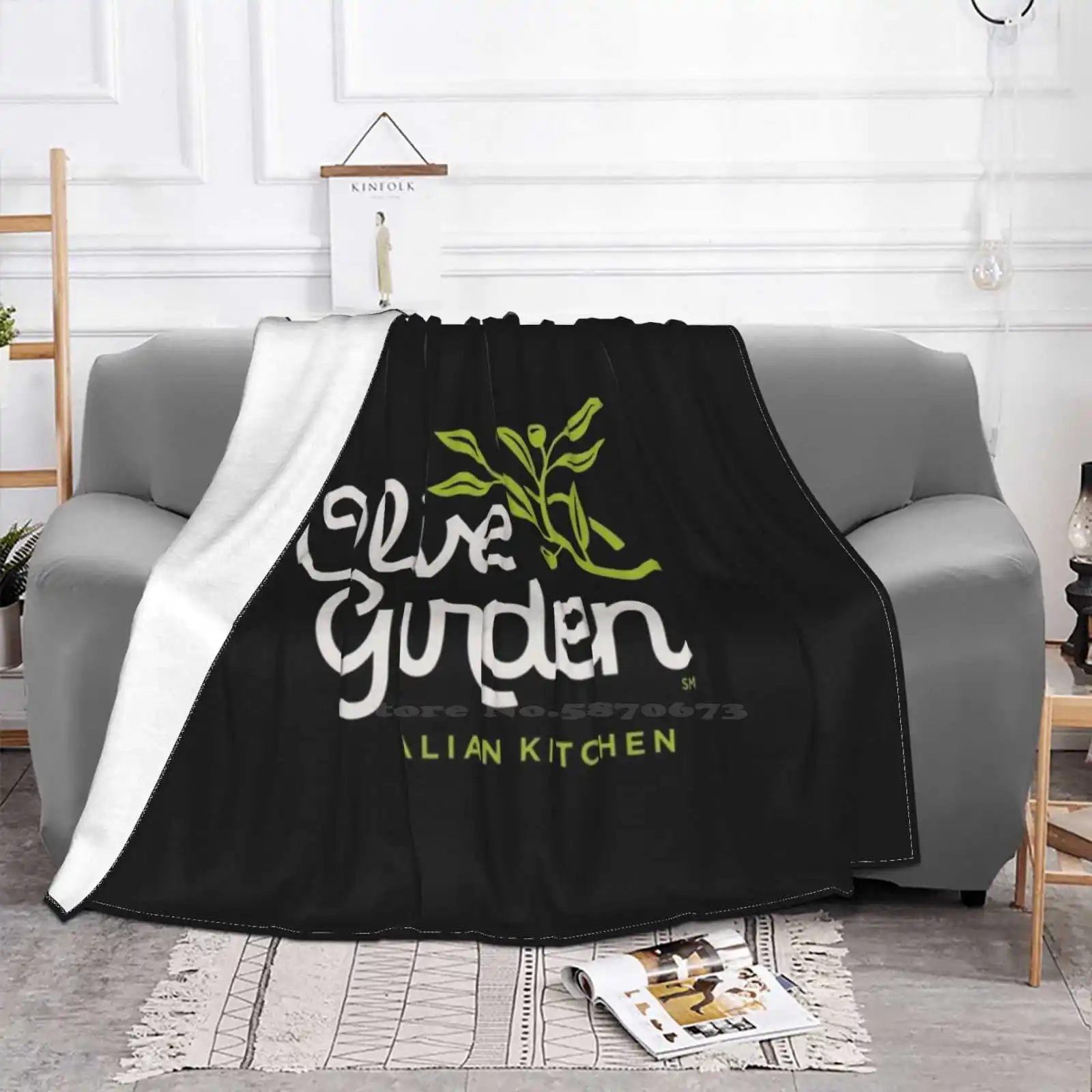 Оливковый сад удобная кровать высшего качества диван мягкое одеяло оливковый