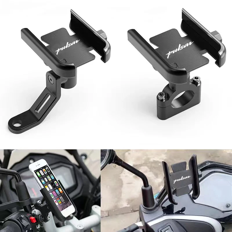 For Bajaj Pulsar 200 NS/200 RS/200 AS 200RS 200NS 200AS Accessories Motorcycle Handlebar Mobile Phone Holder GPS Stand Bracket