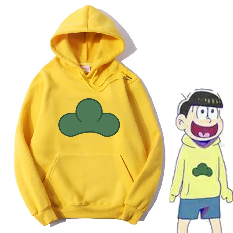 Толстовка с капюшоном Osomatsu San толстовка принтом Osomatsu-san Bananya y2k Зимние флисовые