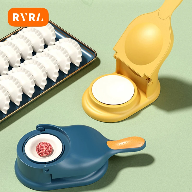 

Форма для вареников 2-в-1, два шага, вареники из ПП цзяоцзы, праздничный кухонный артефакт для семьи и друзей